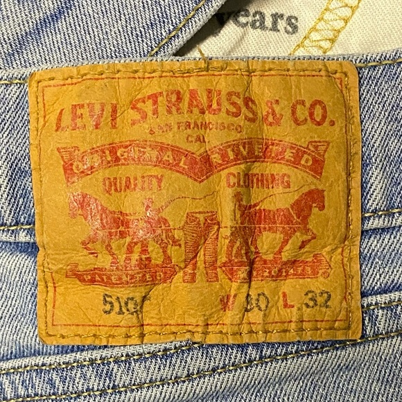 Levi’s 510 Skinny Jeans Light Wash 30x32 - Picture 3 of 6